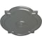 Ekena Millwork Waltz Ceiling Medallion (Fits Canopies up to 4 1/2"), Hand-Painted Silver, 21 1/4"W x 17 3/8"H x 1"P CM21WASLS - alternate 4